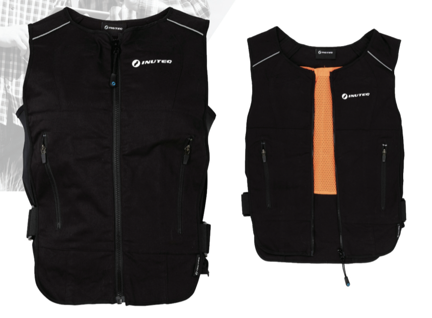 Gilet rinfrescante con PCM